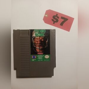 Tecmo Bowl 1988 NES Nintendo Football Game Cartridge with Sleeve